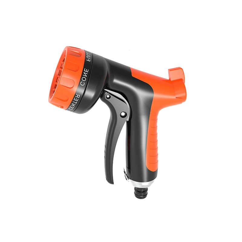 TS2045 7 pattern front-pull lever nozzle double colour rubber coated