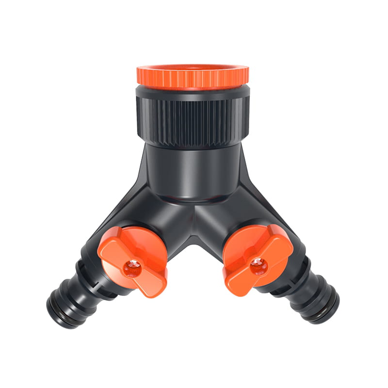 TS3018P Plastic two way connector with valve