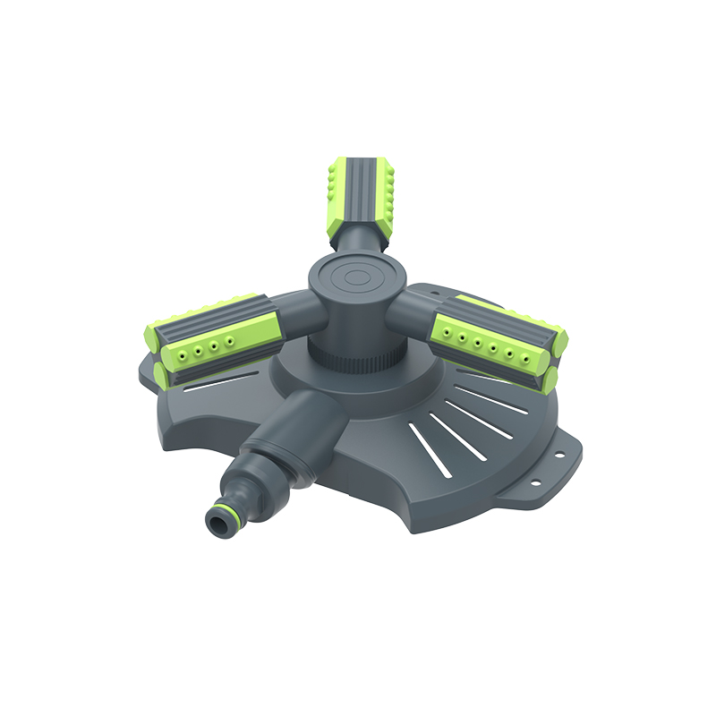 Three arms sprinkler with base TS1038